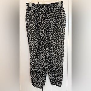 Victoria's Secret Swim Cover Up Animal Print Sheer Pants Size Small Petite